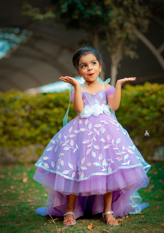 Lilac Garden Princess Dress