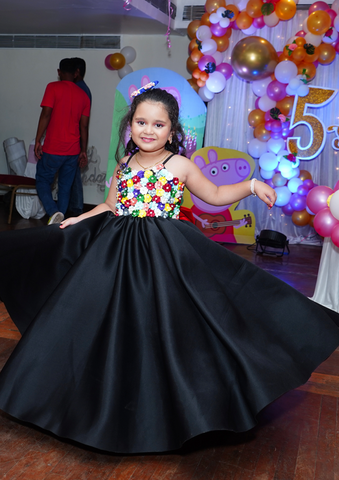 Twirl Blossom Party Gown