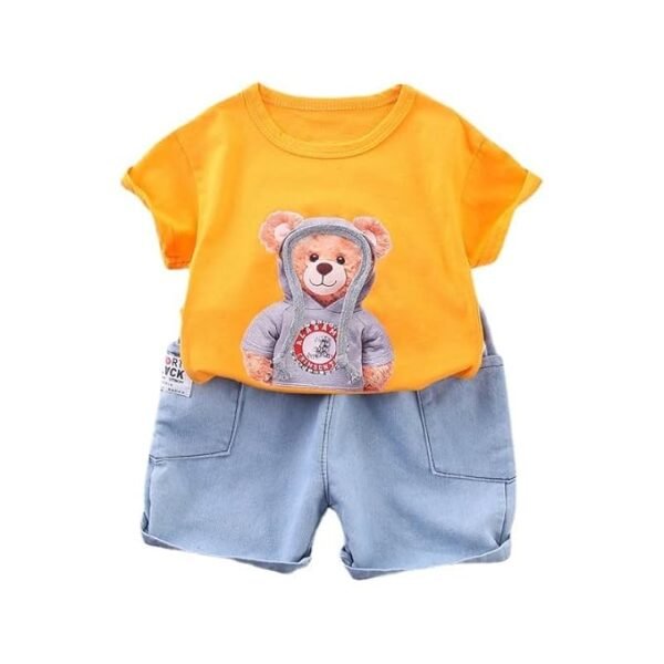 Boy's Cotton T-Shirt With Shorts