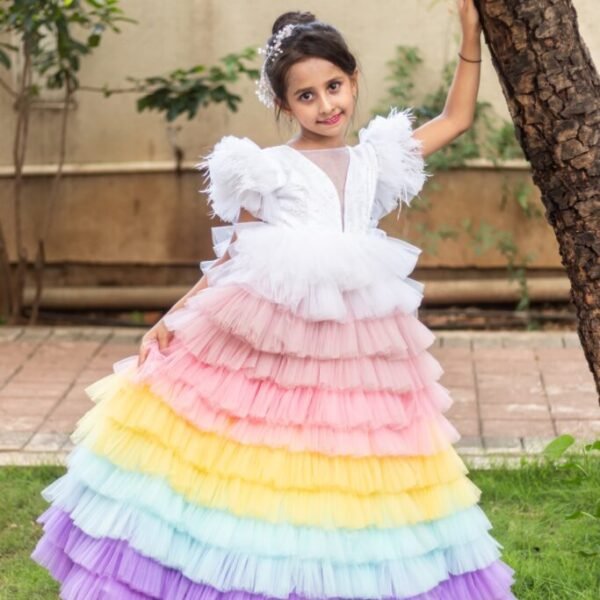 Discover the Magic of the Enchanted Rainbow Princess Gown