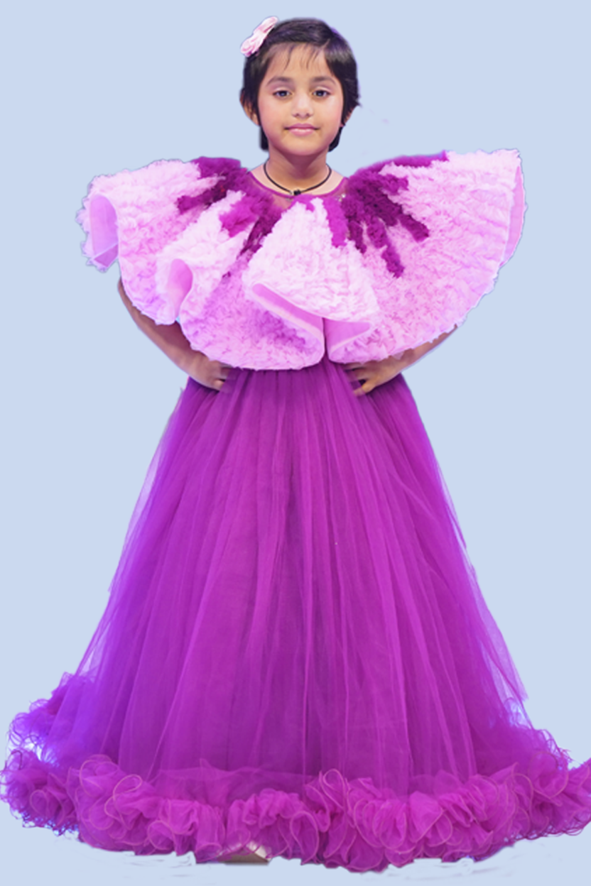 Violet Bloom Gown