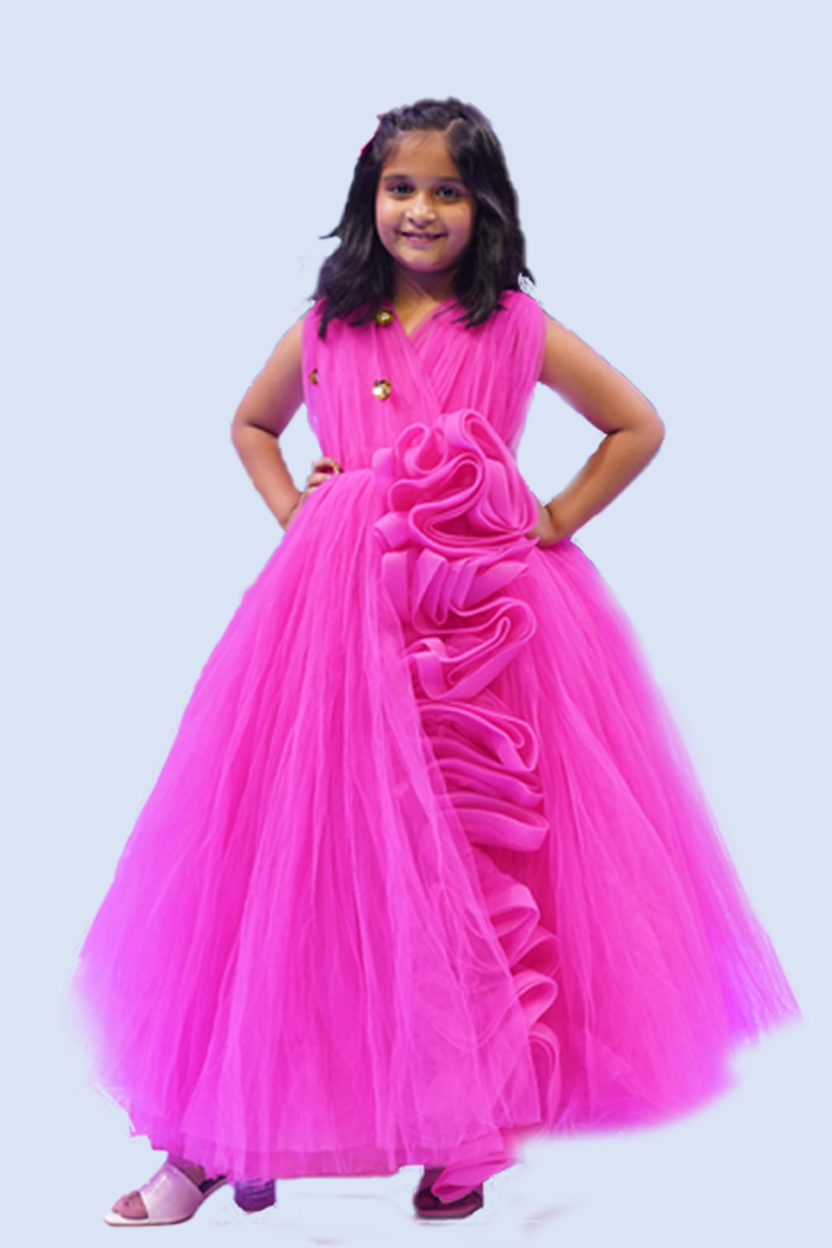 Bubblegum Blossom Gown