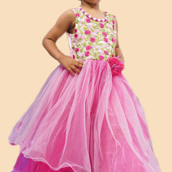 Pink Garden Party Gown