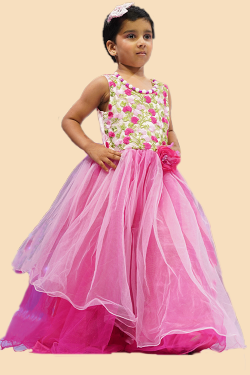 Pink Garden Party Gown