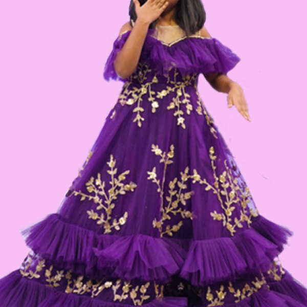 Royal Orchid Gown