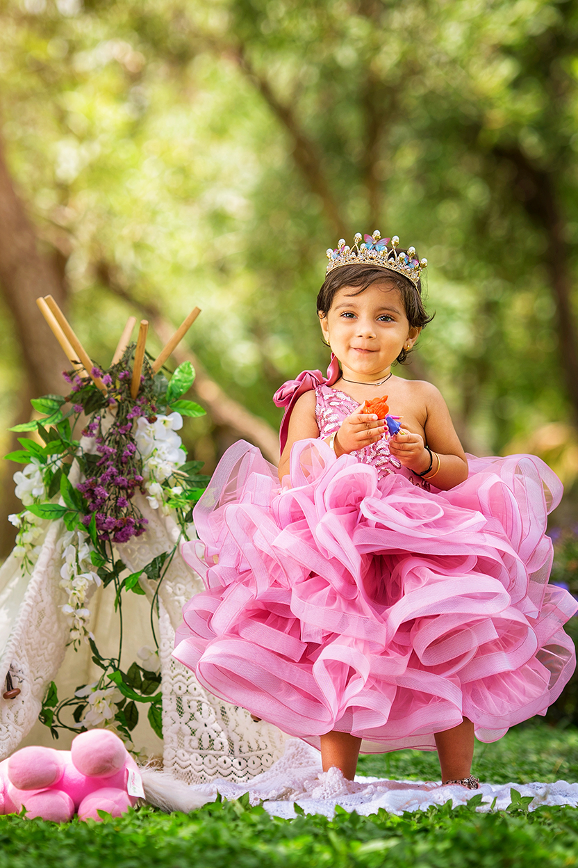 Rosy Bloom Gown
