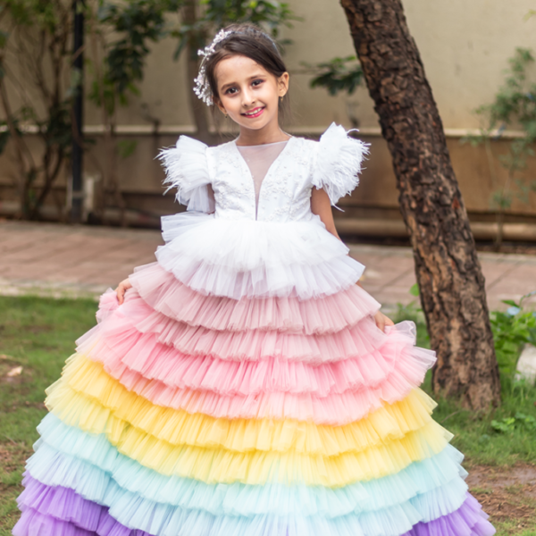 Rainbow Cloud Gown