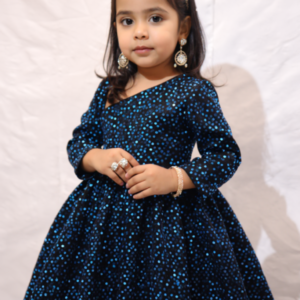 Midnight Sparkle Glam Dress