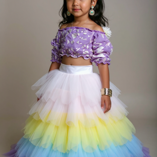 Lilac Bloom Gown