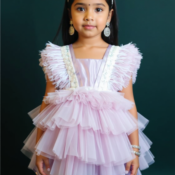 Rosy Fluff Tulle Dress