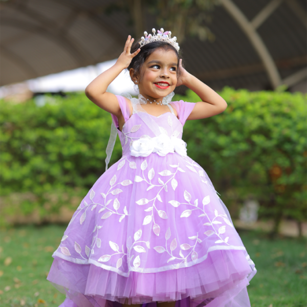Lilac Garden Princess Dress