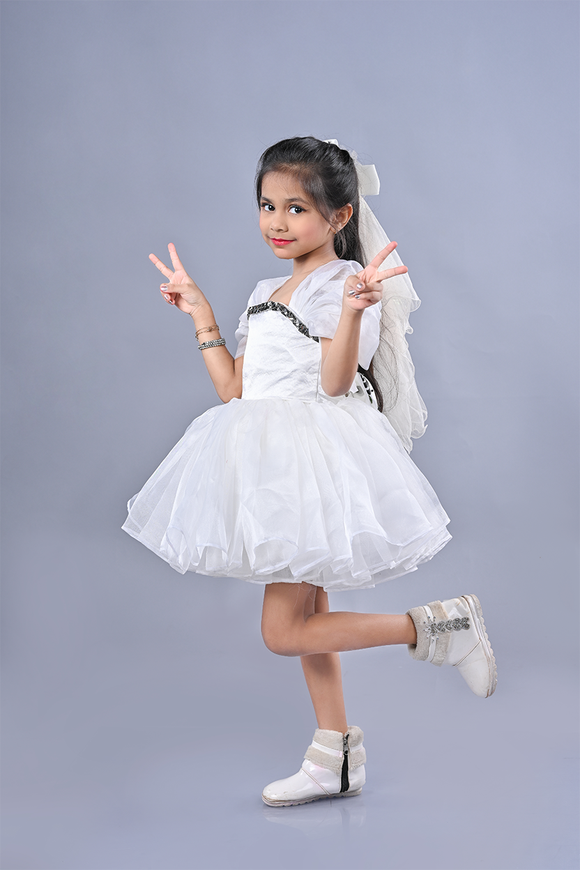 Starlight Fluff Mini Dress - Image 6