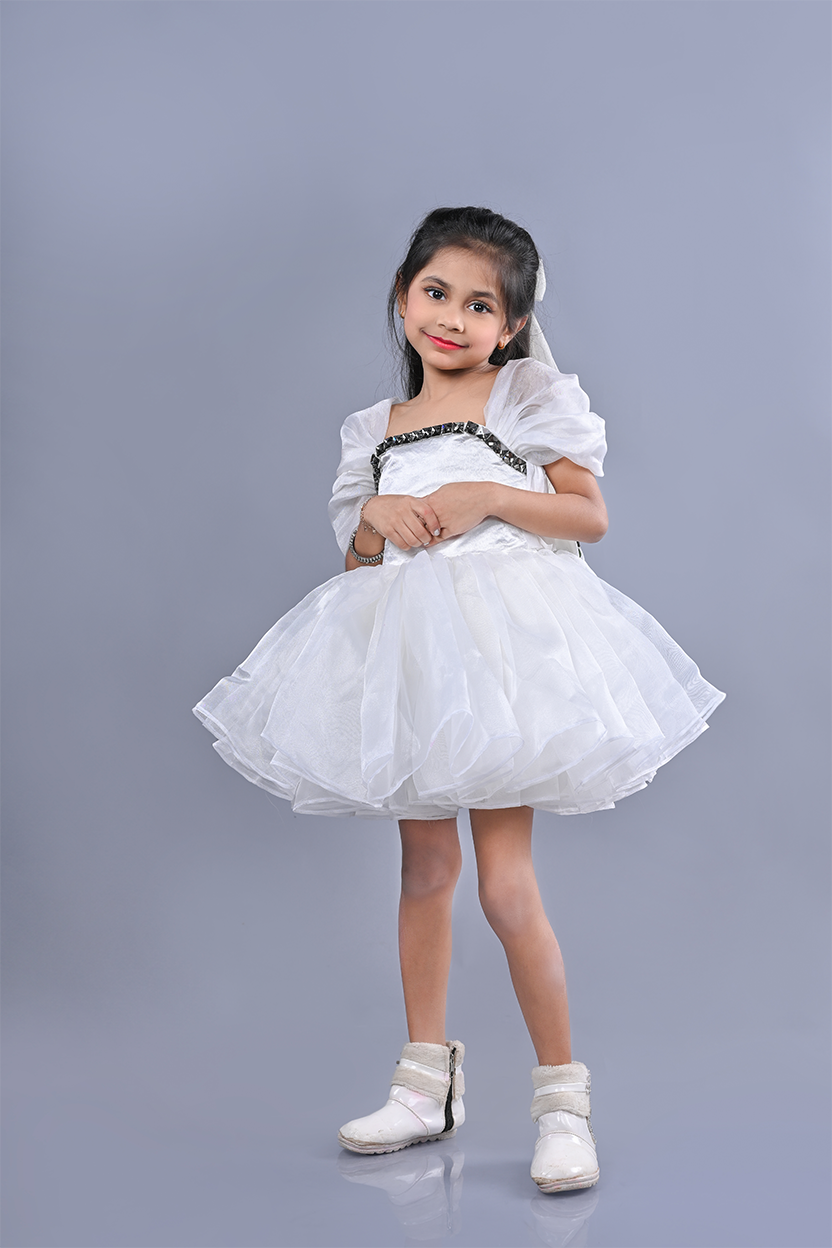 Starlight Fluff Mini Dress - Image 4