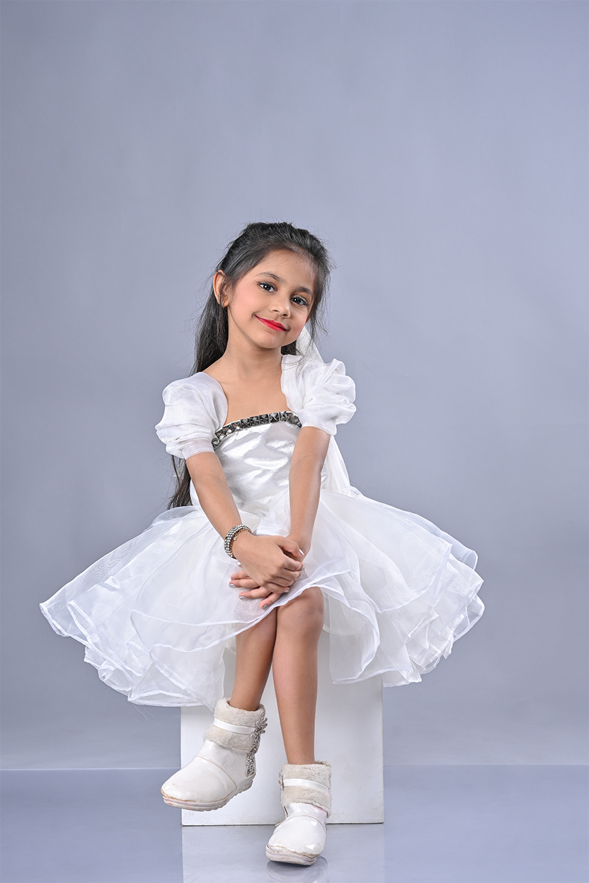 Starlight Fluff Mini Dress - Image 2
