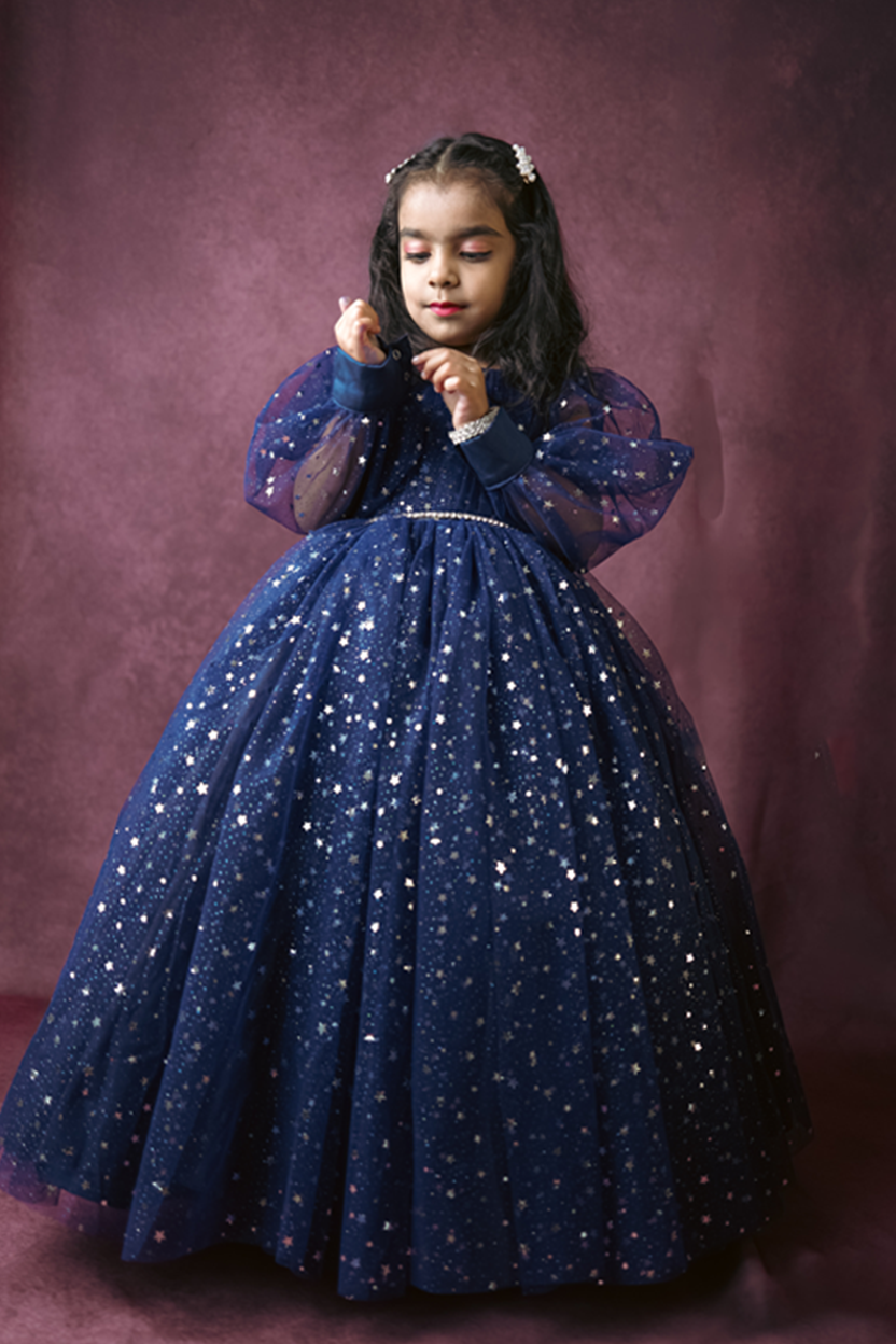 Midnight Stardust Gown